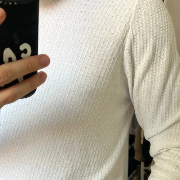 Zara White Long Slevee - Picture 2 of 3